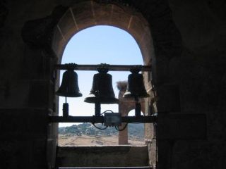 Desde los campanarios, como éste de Santiago, se pueden contemplar las mejores vistas