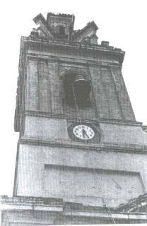Colocación de la campana mayor costeada por la Cooperativa Agrícola y Caja Rural San Antonio, de Ribarroja. 13 de septiembre de 1971
