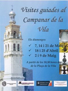 Visites guiades al Campanar de la Vila - Autor: COLLA DE CAMPANERS D'ONTINYENT