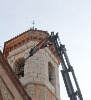 Las campanas de Santa Magdalena camino de su restauración - Autor: INFOMAESTRAT.com