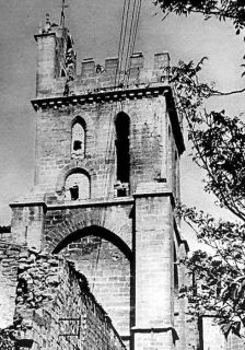 Torreón de San Juan de Laguardia, en una imagen de inicios del siglo XX, escenario de algunos sucesos luctuosos - Autor: EL CORREO