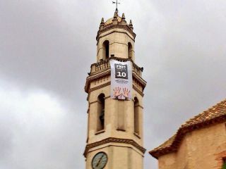 La Colla Vella fa campanya al campanar de Vila-rodona - Autor: COLLA VELLA DE VALLS