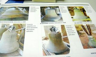 Estas son las campanas que el Cabildo quiere restaurar en una fundición alemana, de ellas, cuatro fueron construidas en 1312. - Autor: Ultima Hora