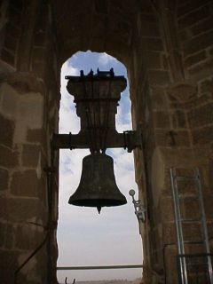 Una de les campanes històriques de Santa Maria de Balaguer