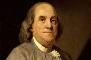 Portrait of Benjamin Franklin by Joseph Siffred Duplessis (Wikimedia Commons)