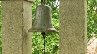 La campana de Carril que perteneció al buque escocés - Autor: SINOS DE BRONCE